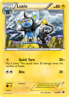 Pokemon Next Destinies Luxio - 45