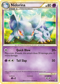 Pokemon HS—Triumphant Nidorina - 45