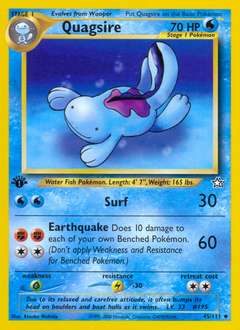 Pokemon Neo Genesis Quagsire - 45