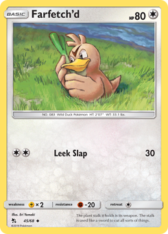 Pokemon Hidden Fates Farfetch'd - 45