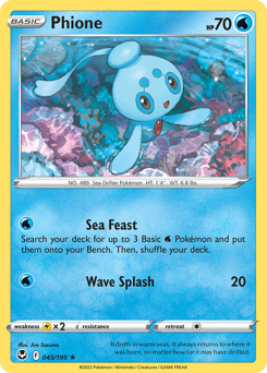 Pokemon Silver Tempest Phione - 45