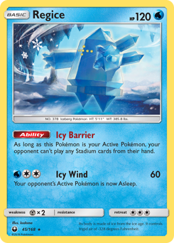 Pokemon Celestial Storm Regice - 45
