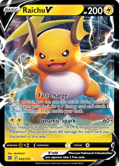 Pokemon Brilliant Stars Raichu V - 45