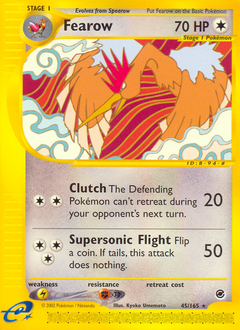 Pokemon Expedition Base Set Fearow - 45