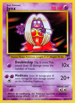 Pokemon Base Set 2 Jynx - 45
