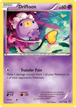 Pokemon Steam Siege Drifloon - 46