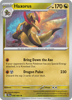Pokemon Shrouded Fable Haxorus - 46