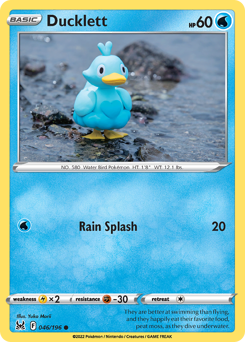 Pokemon Lost Origin Ducklett - 46