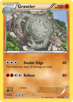 Pokemon Flashfire Graveler - 46