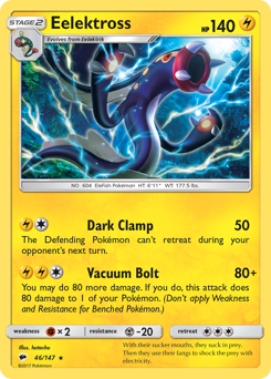 Pokemon Burning Shadows Eelektross - 46