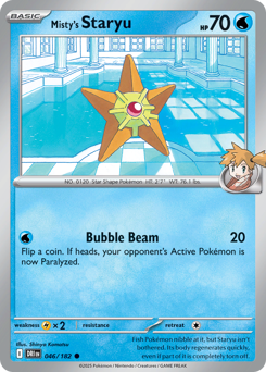 Pokemon Destined Rivals Misty's Staryu - 46