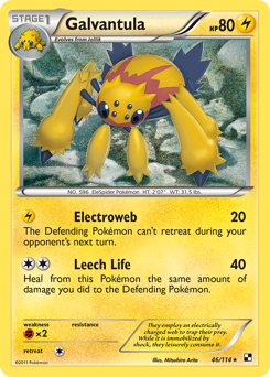 Pokemon Black & White Galvantula - 46