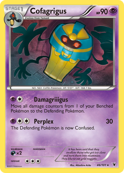Pokemon Noble Victories Cofagrigus - 46
