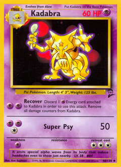 Pokemon Base Set 2 Kadabra - 46