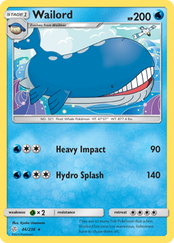 Pokemon Cosmic Eclipse Wailord - 46