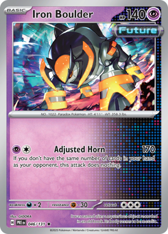 Pokemon Prismatic Evolutions Iron Boulder - 46