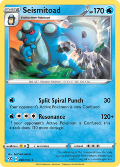 Pokemon Rebel Clash Seismitoad - 46