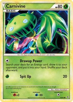 Pokemon HS—Unleashed Carnivine - 46