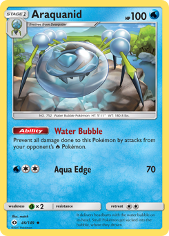 Pokemon Sun & Moon Araquanid - 46