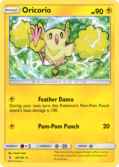 Pokemon Guardians Rising Oricorio - 46