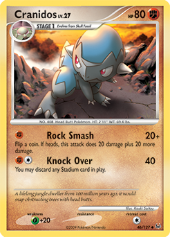 Pokemon Platinum Cranidos - 46