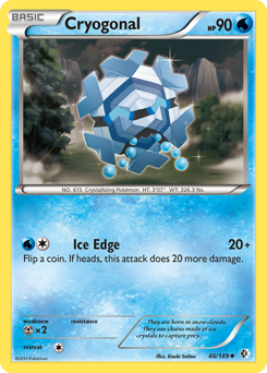 Pokemon Boundaries Crossed Cryogonal - 46