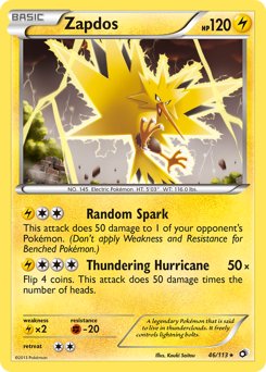 Pokemon Legendary Treasures Zapdos - 46