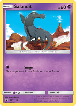 Pokemon Crimson Invasion Salandit - 46