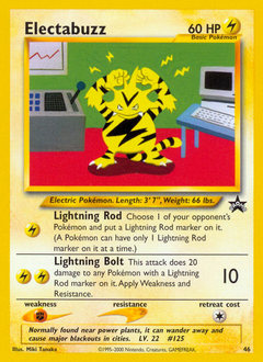 Pokemon Wizards Black Star Promos Electabuzz - 46