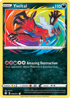 Pokemon Shining Fates Yveltal - 46