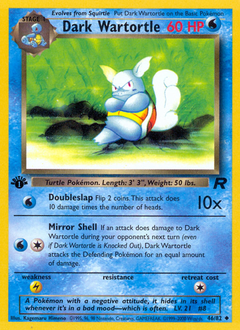 Pokemon Team Rocket Dark Wartortle - 46