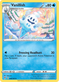 Pokemon Darkness Ablaze Vanillish - 46