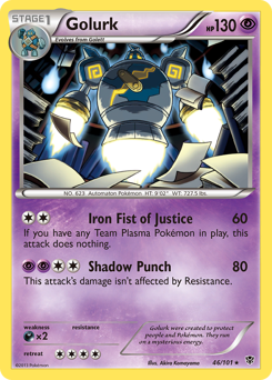 Pokemon Plasma Blast Golurk - 46