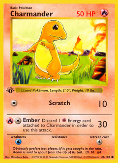 Pokemon Base Charmander - 46