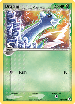 Pokemon Dragon Frontiers Dratini δ - 46