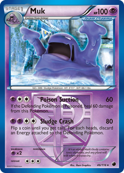 Pokemon Plasma Freeze Muk - 46