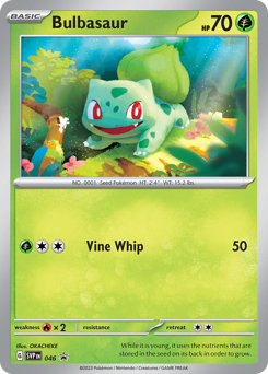 Pokemon Scarlet & Violet Black Star Promos Bulbasaur - 46
