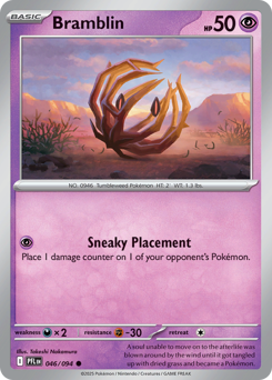 Pokemon Phantasmal Flames Bramblin - 46