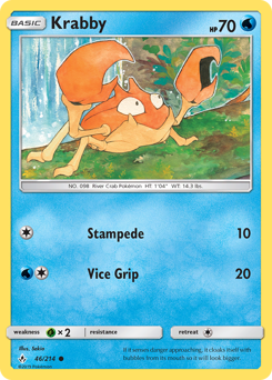 Pokemon Unbroken Bonds Krabby - 46