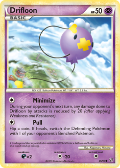 Pokemon HS—Undaunted Drifloon - 46