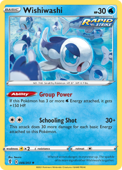 Pokemon Evolving Skies Wishiwashi - 46