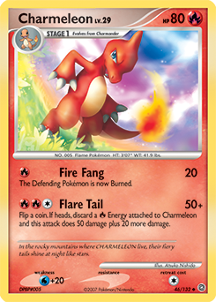 Pokemon Secret Wonders Charmeleon - 46