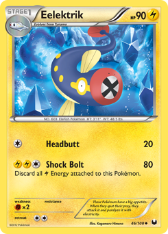 Pokemon Dark Explorers Eelektrik - 46