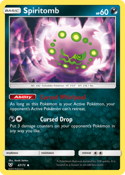 Pokemon Shining Legends Spiritomb - 47