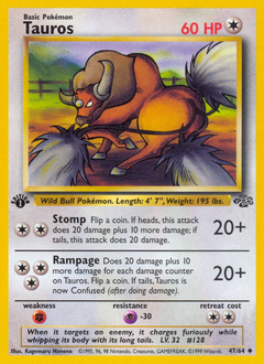 Pokemon Jungle Tauros - 47
