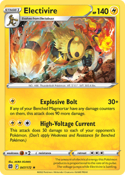 Pokemon Brilliant Stars Electivire - 47