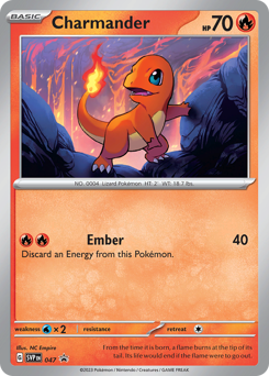 Pokemon Scarlet & Violet Black Star Promos Charmander - 47