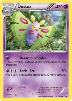 Pokemon Dragons Exalted Dustox - 47