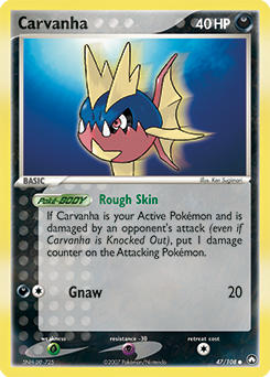Pokemon Power Keepers Carvanha - 47
