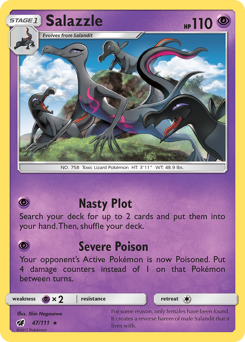 Pokemon Crimson Invasion Salazzle - 47
